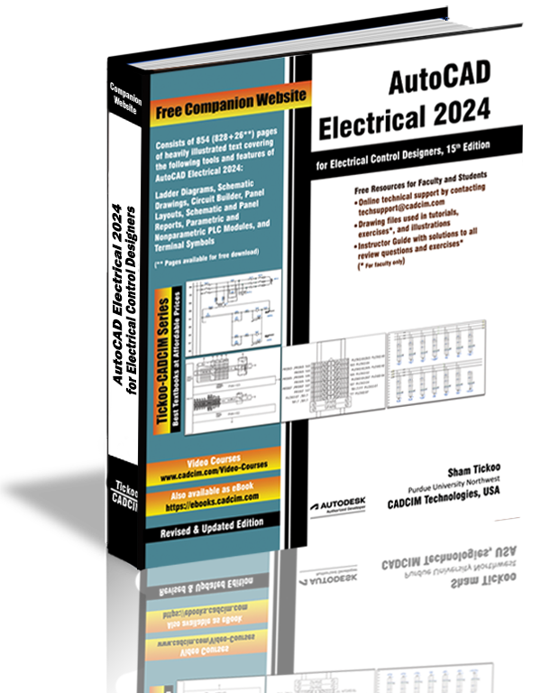 AutoCAD Electrical 2024 for Electrical Control Designers Book By Prof