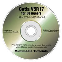 Multimedia CD for  CATIA V5R17